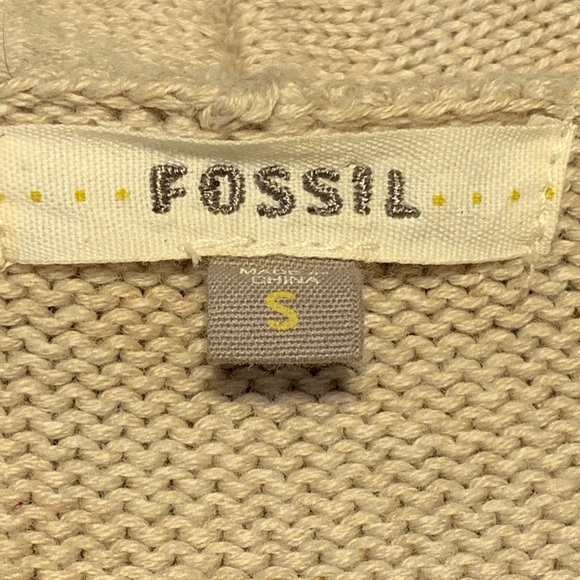 Fossil Beige Button Down Sweater 💙 with Collar - Picture 6 of 7
